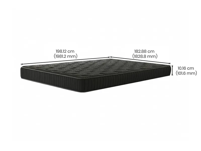 Siesta Single Bed with 4 Inches Mattress